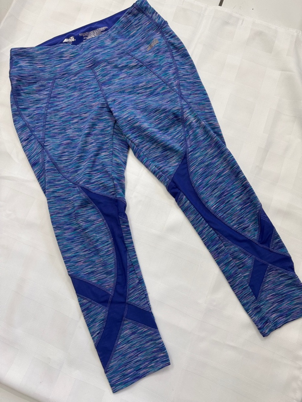 ☀️Bundle of 2 for $15☀️Avia Multicolor Blue Space-Dye Cropped Leggings
